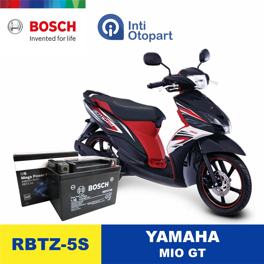Accu Aki RBTZ-5S Motor YAMAHA MIO GT ORIGINAL BOSCH