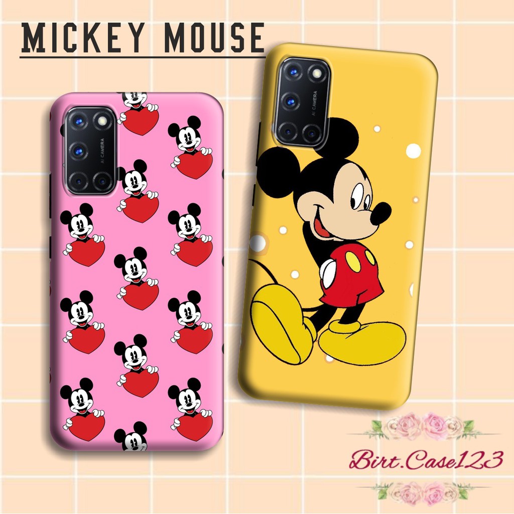 Softcase MICKEY MOUSE Oppo A3s A1k A5 A9 2020 A7 F9 A5s A31 A52 A92 A37 A53 A83 F1s F11 Pro BC770