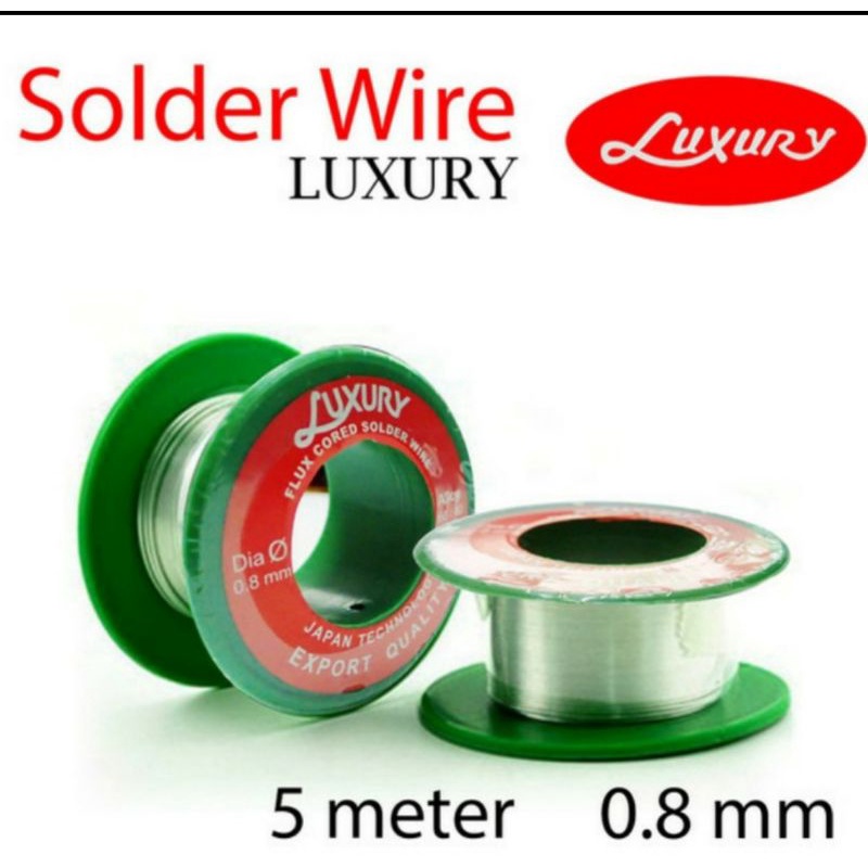 Timah Solder Mini Kecil 5M LUXURY / Tenol / Solder Wire Gulungan 5 Meter