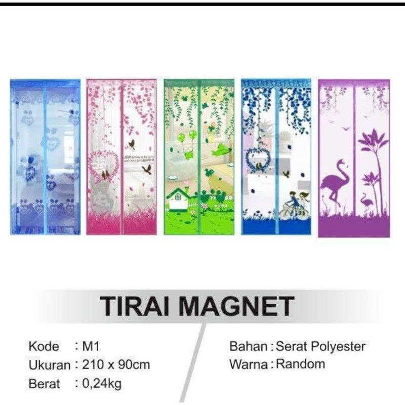 TIRAI MAGNET BAICHUAN 210x90 ORI/ TIRAI MAGNET ANTI NYAMUK PINTU