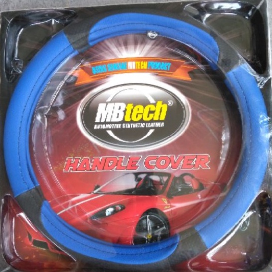 Sarung Cover Stir Setir Mobil Genuie MBtech Avanza Xenia Ertiga dll mobil kecil Uk M (Diameter 38Cm) aneka warna