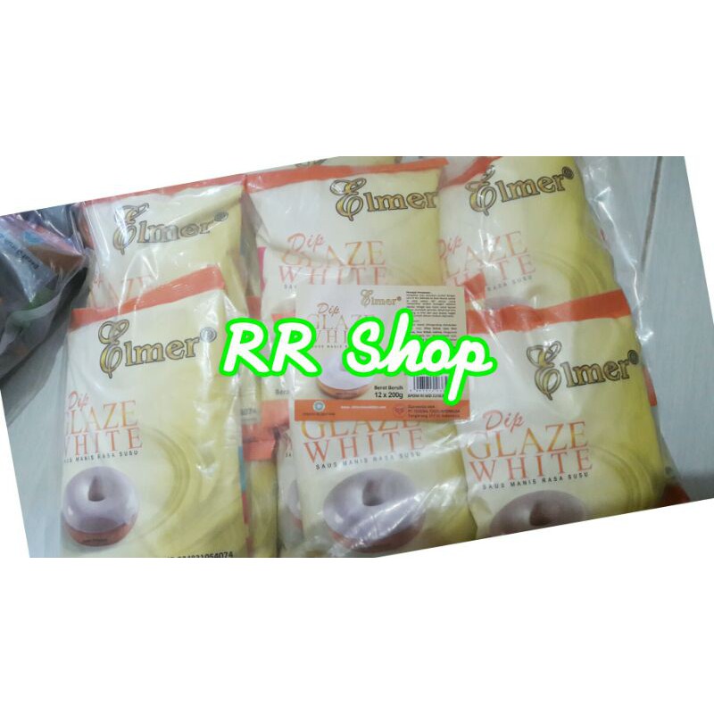 Elmer Dip Glaze Topping Donat 200 gr - Elmer Dip Glaze 200 gr Topping Selai Donat Kue Roti