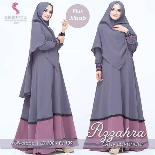 Azzahra gamis + syari