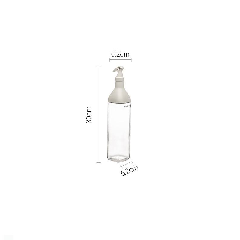 Botol Minyak Kaca 500ml Glass Oil Bottle Dispenser Pourer Botol Minyak Estetik - HW032