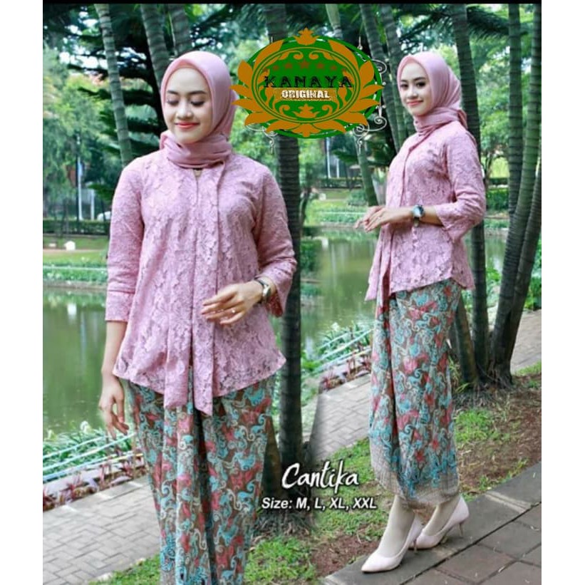 Set Kebaya Brukat Kanaya Terbaruu