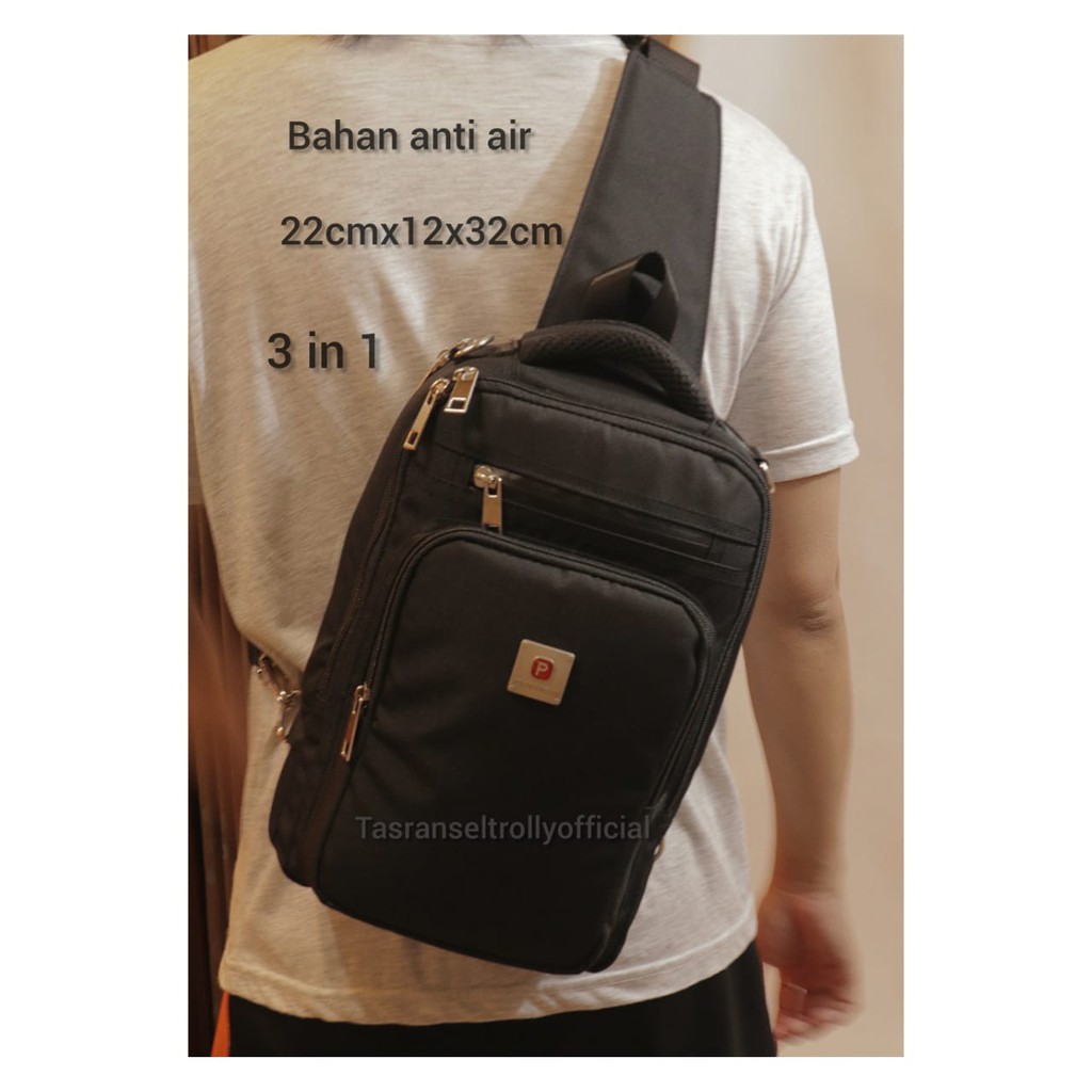 Tas Selempang Travel Polo Interclub Tablet-Ipad max 10,5 inch 100% original