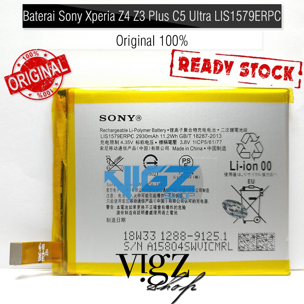 Baterai Sony Xperia Z4 Z3 Plus C5 Ultra LIS1579ERPC Original 100%