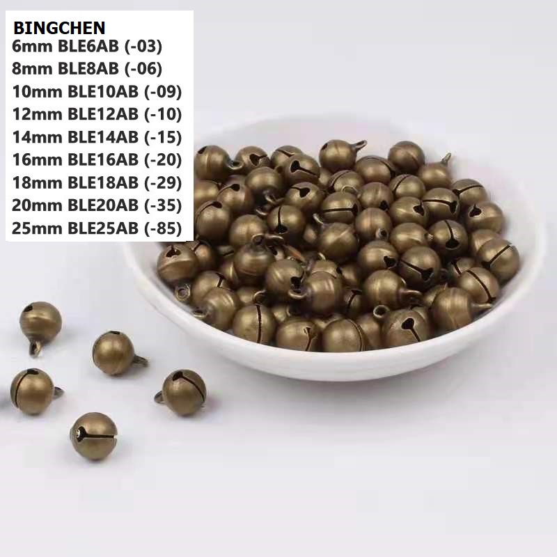 Bell lonceng kelintingan Warna Warni &amp; Silver Emas Uk 16-25mm Harga/200-500pc