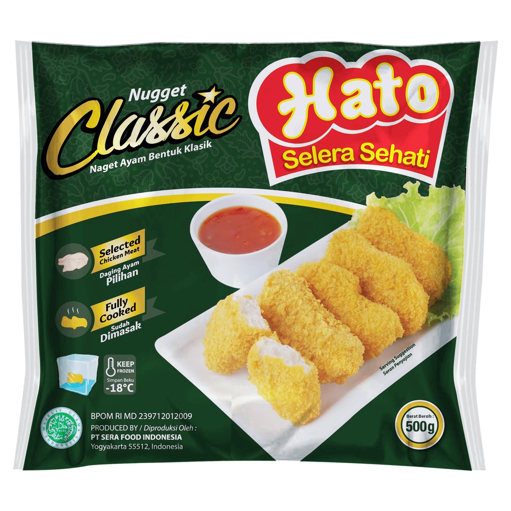 

Best Seller! Hato Nugget Classic 500 gr