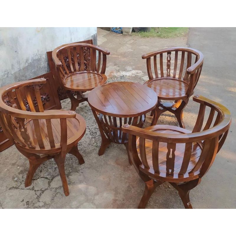 KURSI TERAS MANGKOK JATI JEPARA KURSI TAMU MANGKOK JATI JEPARA KURSI TERAS KURSI TAMU JEPARA