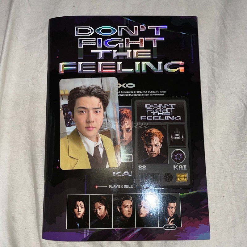 SEHUN EXPANSION KAI ID CARD - ALBUM EXPANSION EXO KAI VER (SET)