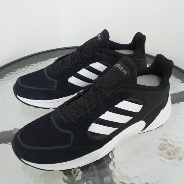 adidas valasion 90s black white
