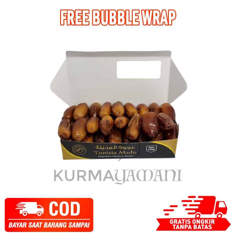 

( COD ) Kurma Tunisia madu 250 Gram Premium Tunis Tunese || Kurma Tunisia madu non tangkai MURAH