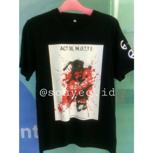KAOS G DRAGON ACT MOTTE III - T SHIRT G DRAGON MOTTE CONCERT