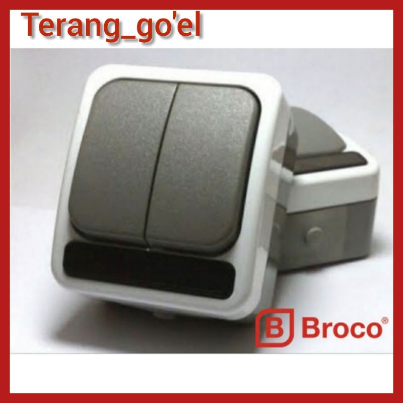 BROCO ATLANTIC OB SAKLAR SERI 2162 TAHAN AIR ( WATERPROOF ) / OB SAKLAR SERI BROCO TEMPEL