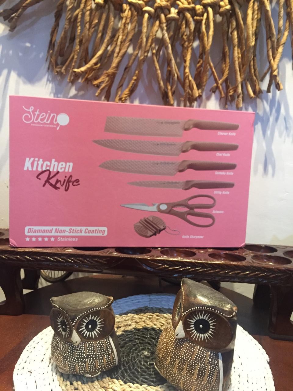 Stein Diamond Knives Set Stein Cookware / Pisau Set Special Price