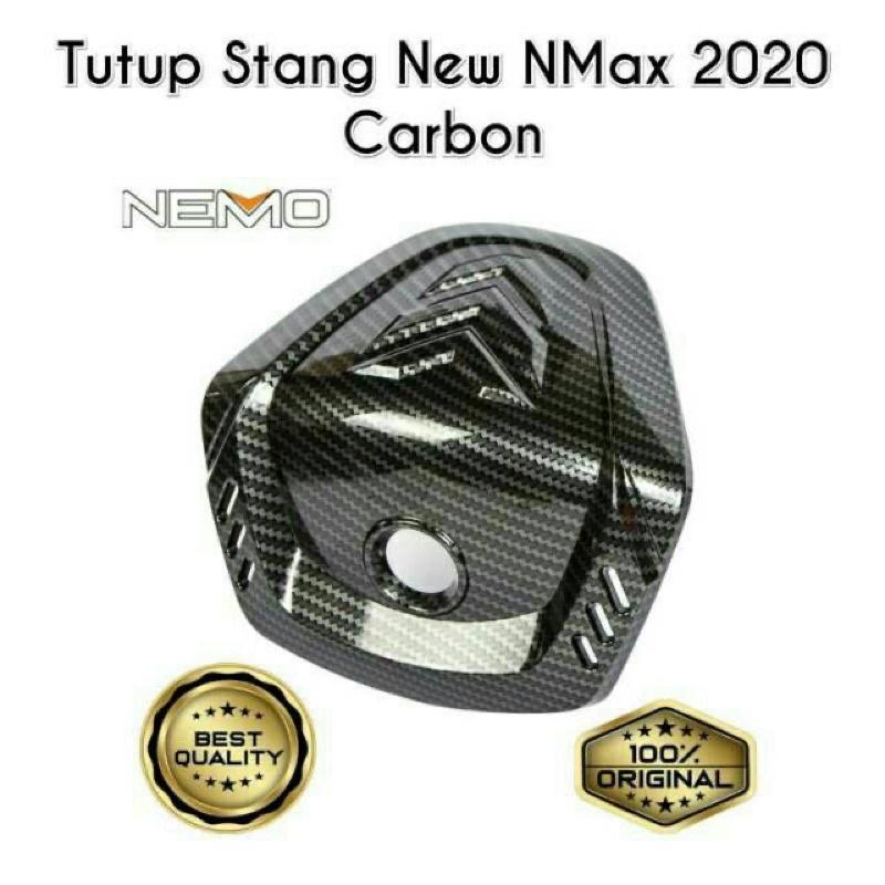 Cover Stang Nmax New 2020-2022 Karbon Cover Batok Nmax New Original Merk NEMO