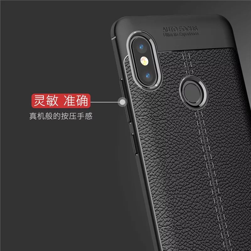 Softcase Xiaomi Redmi Note 5 Pro Slim Leather - Autofocus Redmi Note 5pro Kesing Cover TPU Silikon