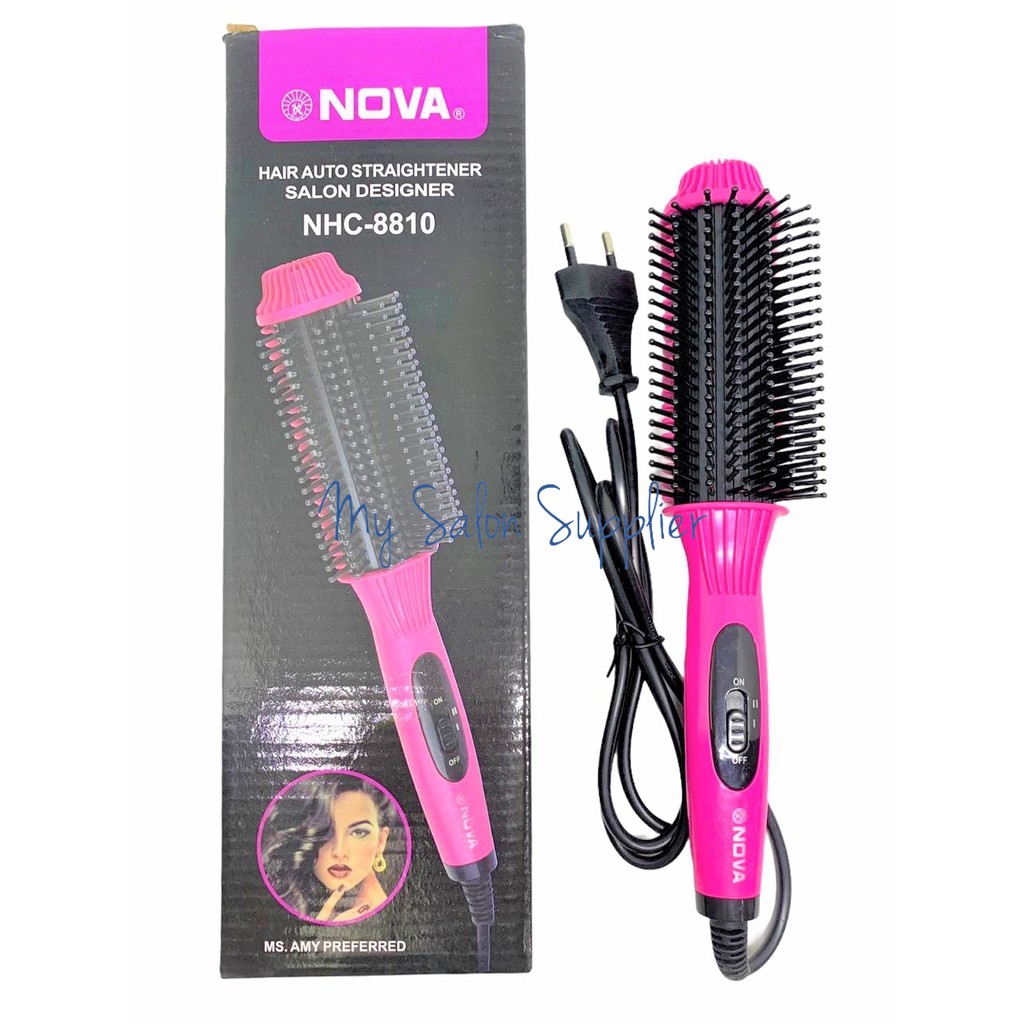 Catok Sisir Hair Straightener Nova NHC-8810