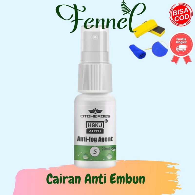 Cairan Anti Embun Kaca Mobil Helm Kacamata 20ml HGKJ