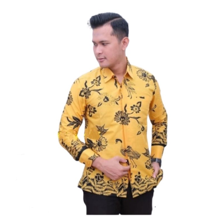 Batik Kultura Kemeja Batik Premium Lapis Furing Motif Bimo Jahitan Rapi