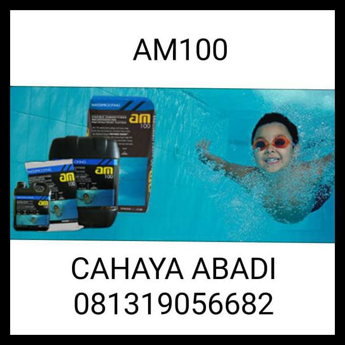 TERMURAH WATERPROOFING / ANTI BOCOR KOLAM RENANG / KAMAR MANDI AM100 (2,5KG)SET 