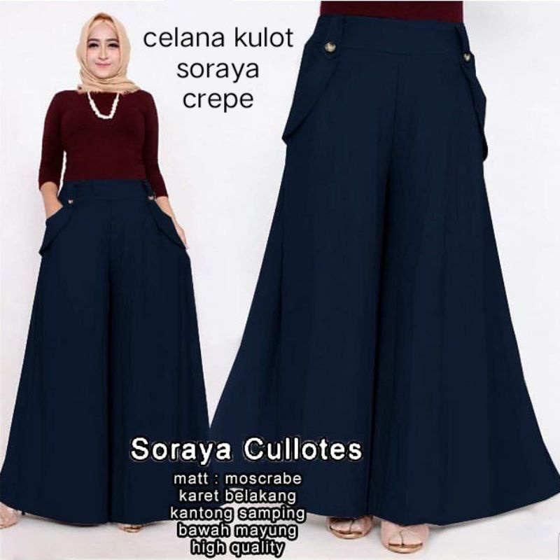 Celana Kulot Soraya / Celana Kulot Crepe / Celana Kulot Jumbo / Celana Kulot Wanita / Celana Kulot / Kulot Crepe / Kulot Wanita / Kulot Jumbo / Celana Panjang Wanita / Celana Wanita