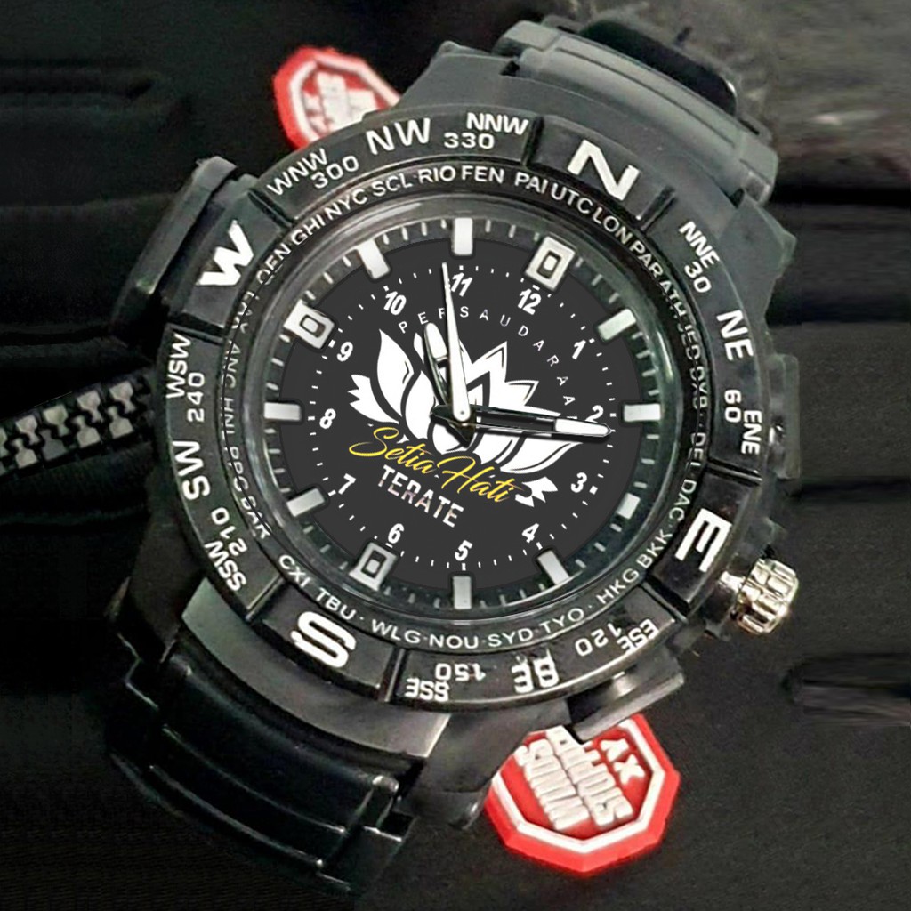 (EXCLUSIVE) Jam Tangan PSHT motif 13 Sport Bagus