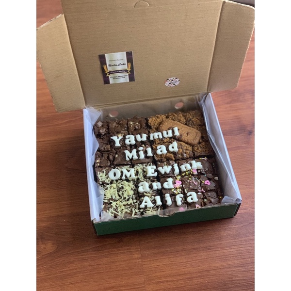 

Fudgy Brownies Birthday