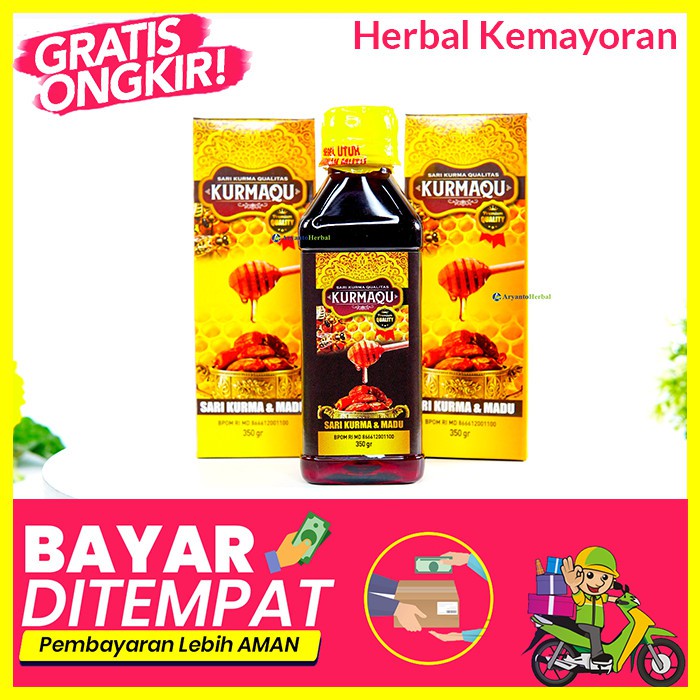 

Ready - Kurmaqu - Sari Kurma Ajwa & Madu Asli 100% Original - Isi 350 Gram