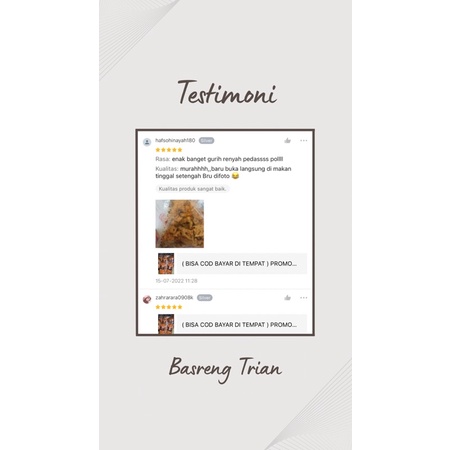( BISA COD BAYAR DI TEMPAT ) PROMO BASRENG PEDAS DAUN JERUK BASRENG PEDAS BASRENG DAUN JERUK BASRENG 100GR BASRENG EXTRA PEDAS MAKASSAR PAREPARE SULAWESI-7