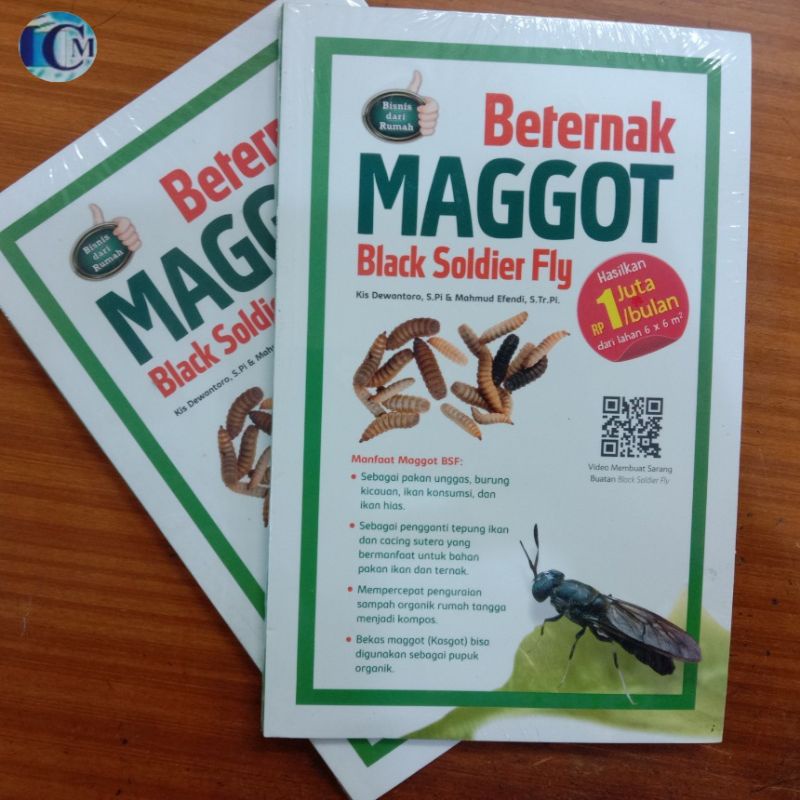 Buku Beternak Maggot BSF (Black Soldier Fly) - Agro Media Pustaka