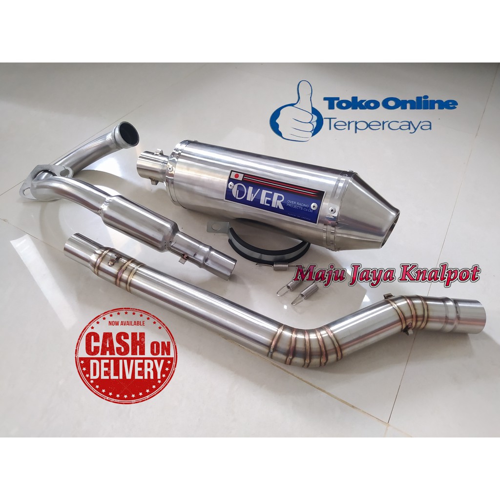 Knalpot racing yamaha wr 155 over gp7 norifumi roket rv1