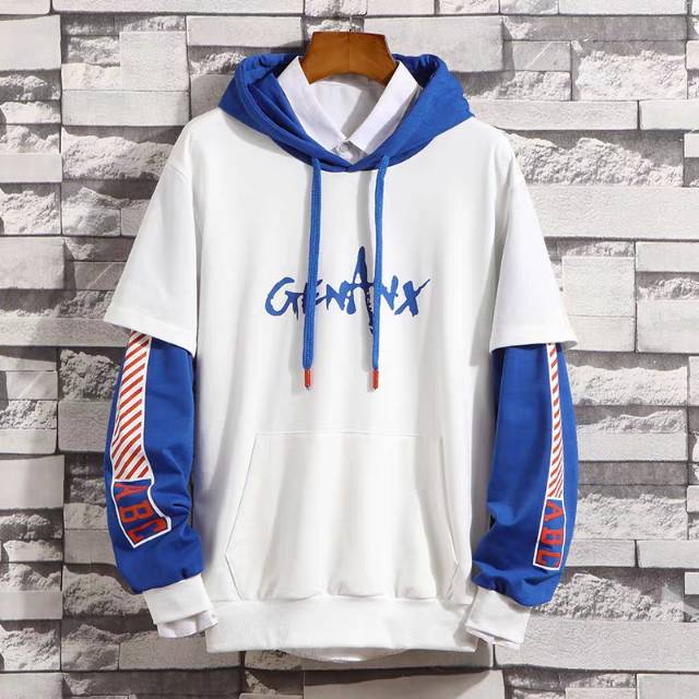 TOTOTAshop.sweater hoodie pria GENANX,Bahan Fleece tebal.motif sablon