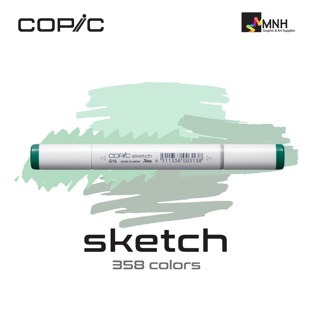 

Spidol Copic Sketch Marker Green Series (Satuan) G16 - G43