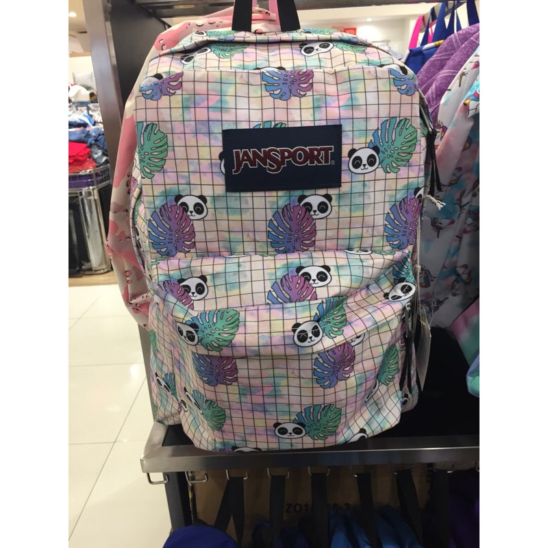 tas jansport superbreak panda backpack original new
