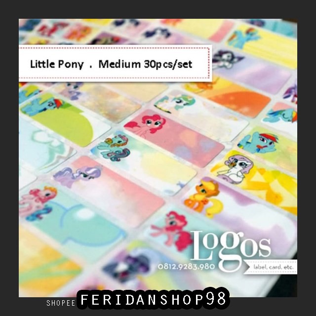 

BT280 MY LITTLE PONY BEST STICKER MEDIUM NAME LABEL. STIKER FANCY LUCU UNTUK NAMA ANAK DEWASA DI BUK