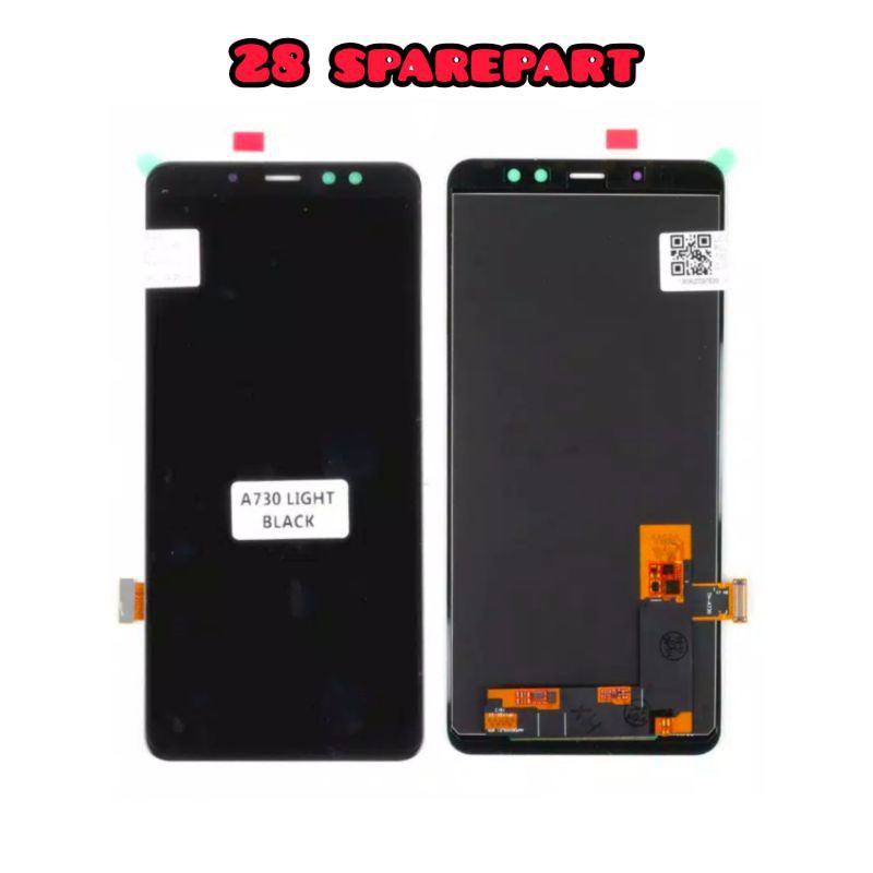 LCD TOUCHSCREEN SAMSUNG A8 PLUS 2018 / A730 / A8+ 2018 ORIGINAL OLED (FINGERPRINT)