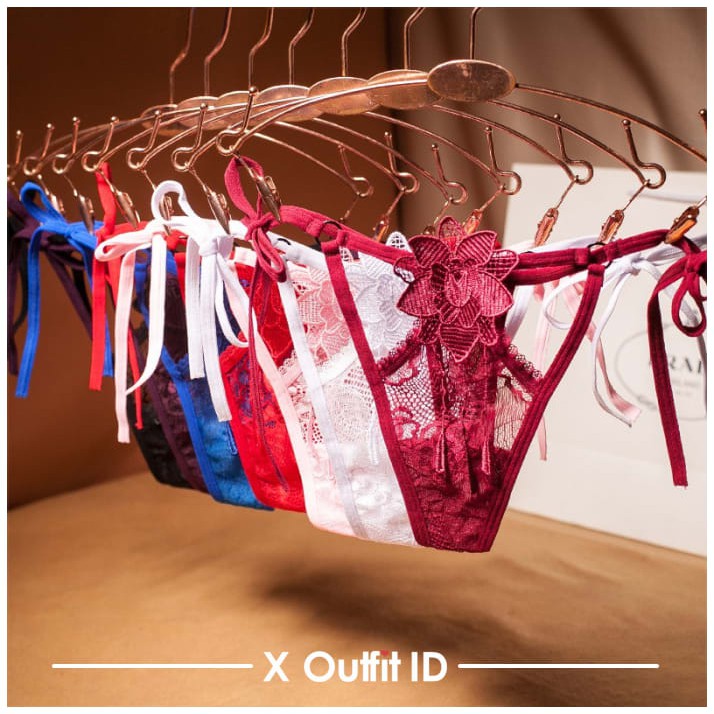 X151 CD WANITA SEXY JARING TRANSPARAN SEKSI DASI CD BIKINI