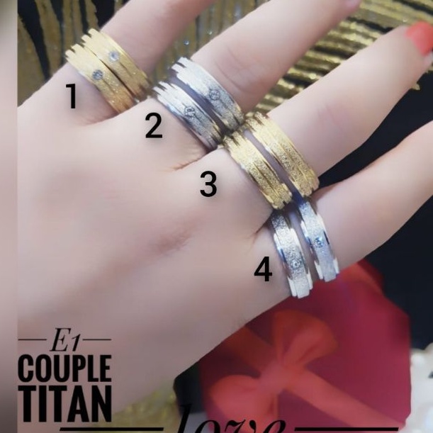 Titanium Cincin Wanita C725