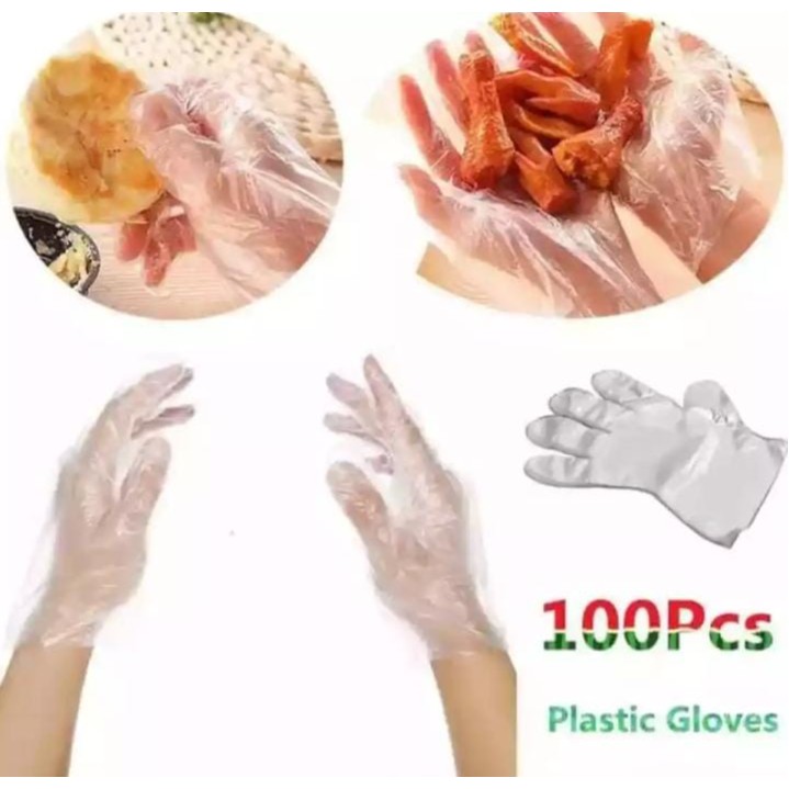 Sarung Tangan Plastik isi 100 pcs