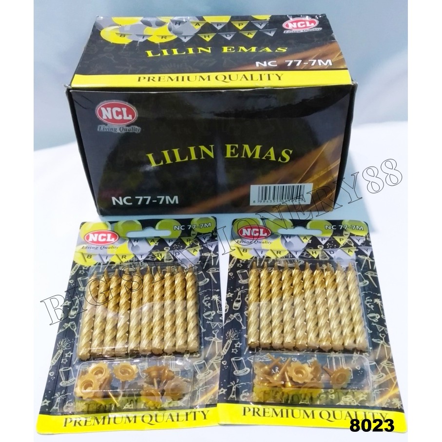 LILIN ULANG TAHUN EMAS ULIR NC-77-7M