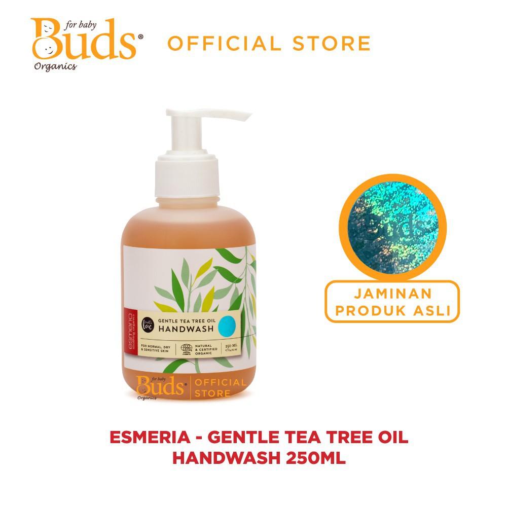 Buds Esmeria Tea Tree Handwash 250ml Sabun Cuci Tangan