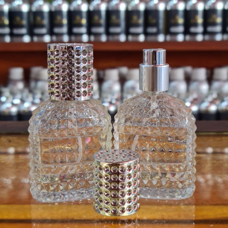 [ PER LUSIN ] Botol Parfum Kosong 30ml Botol Parfum Motif Grigi Botol Parfum Drat Botol Parfum Termu