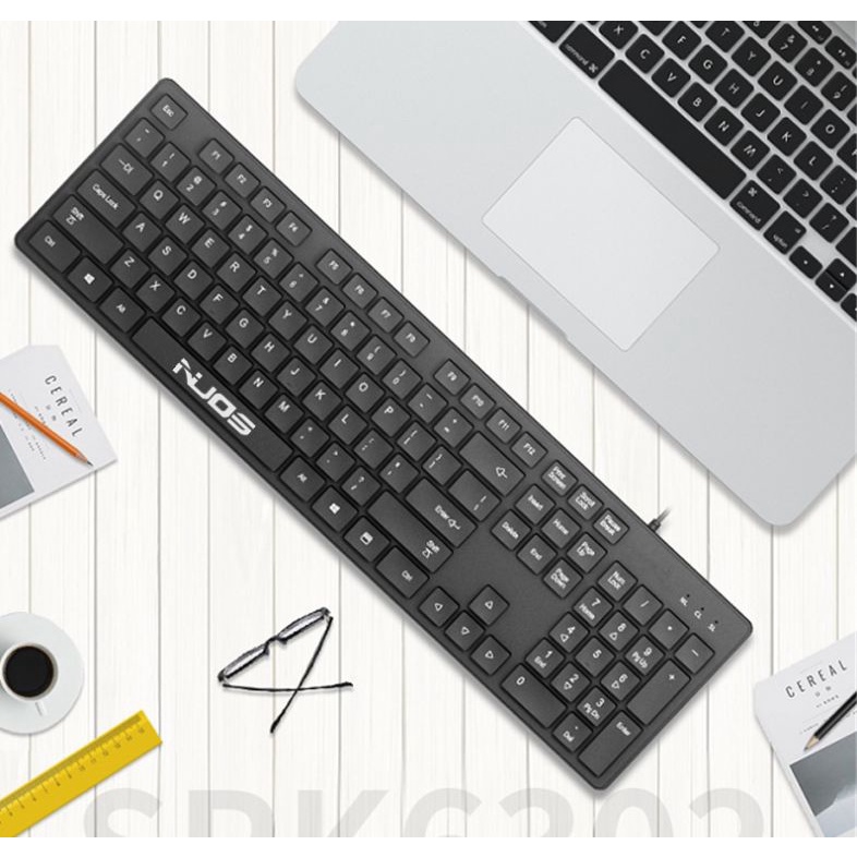 Keyboard Kabel Nuos N6302+ Mouse Kabel/ Paket Combo Keyboard Mouse Kabel