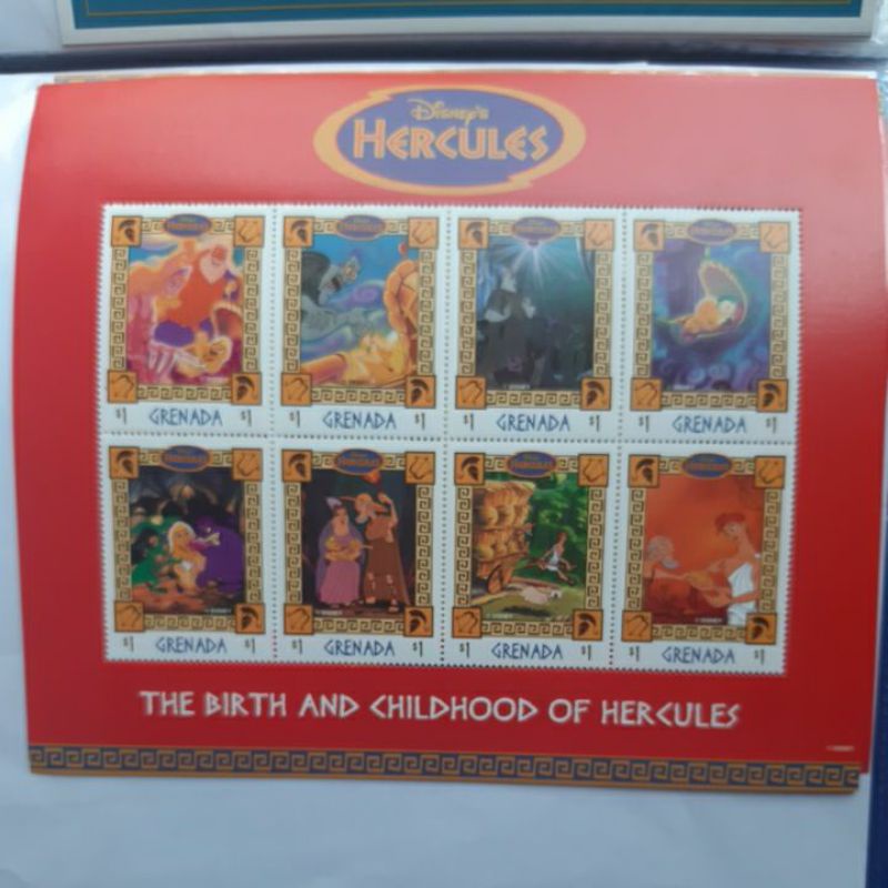 

Perangko Disney Grenada Hercules childhood sheet 8 prangko