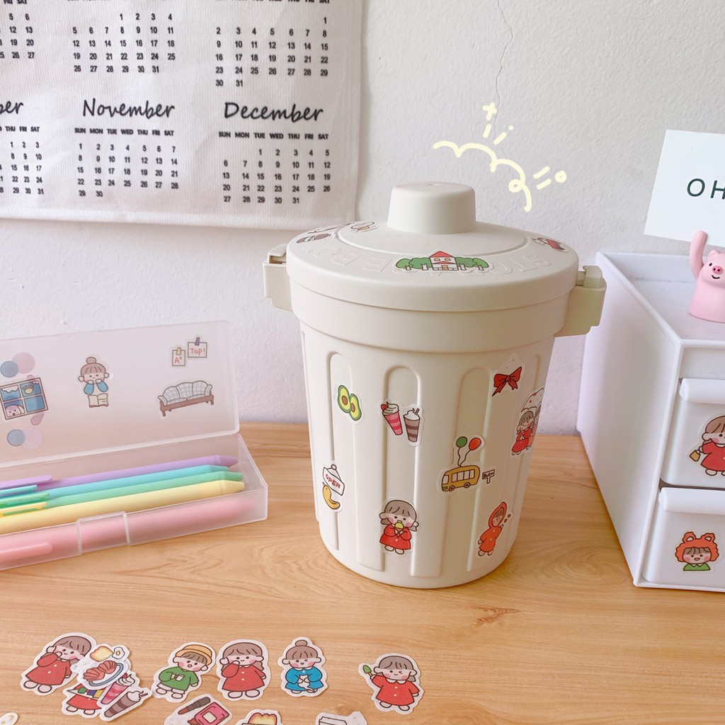 

Cute Girl Stickers Decoration Cartoon - Diary / Notes/ Planner