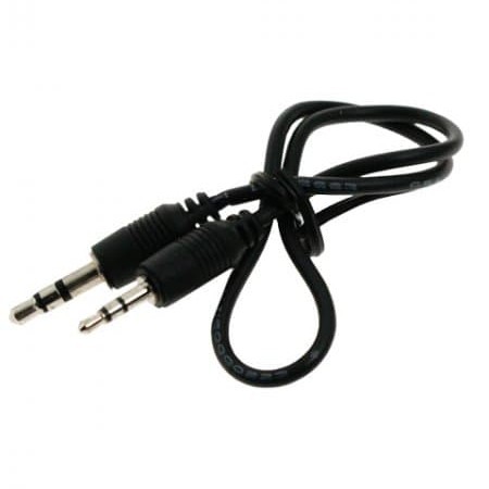 [AUX BLACK] Kabel Aux Audio Cable 3.5mm Male to Male / Colokan Kabel Aux to HP / Colokan Kabel HP ke