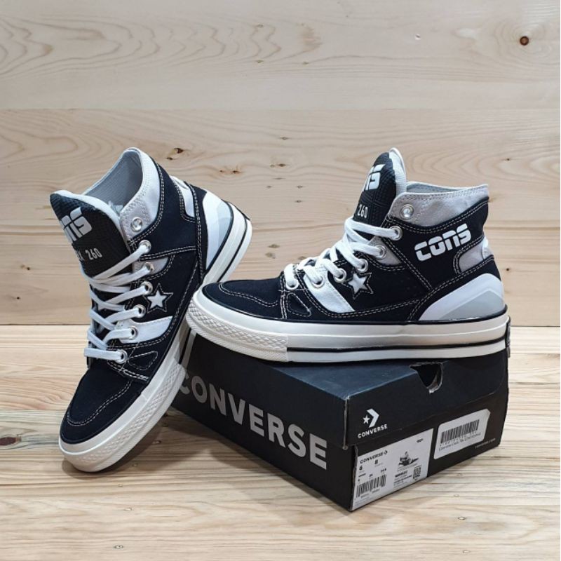 SEPATU Converse Cuck 70 ERX260 Hybrid Black
