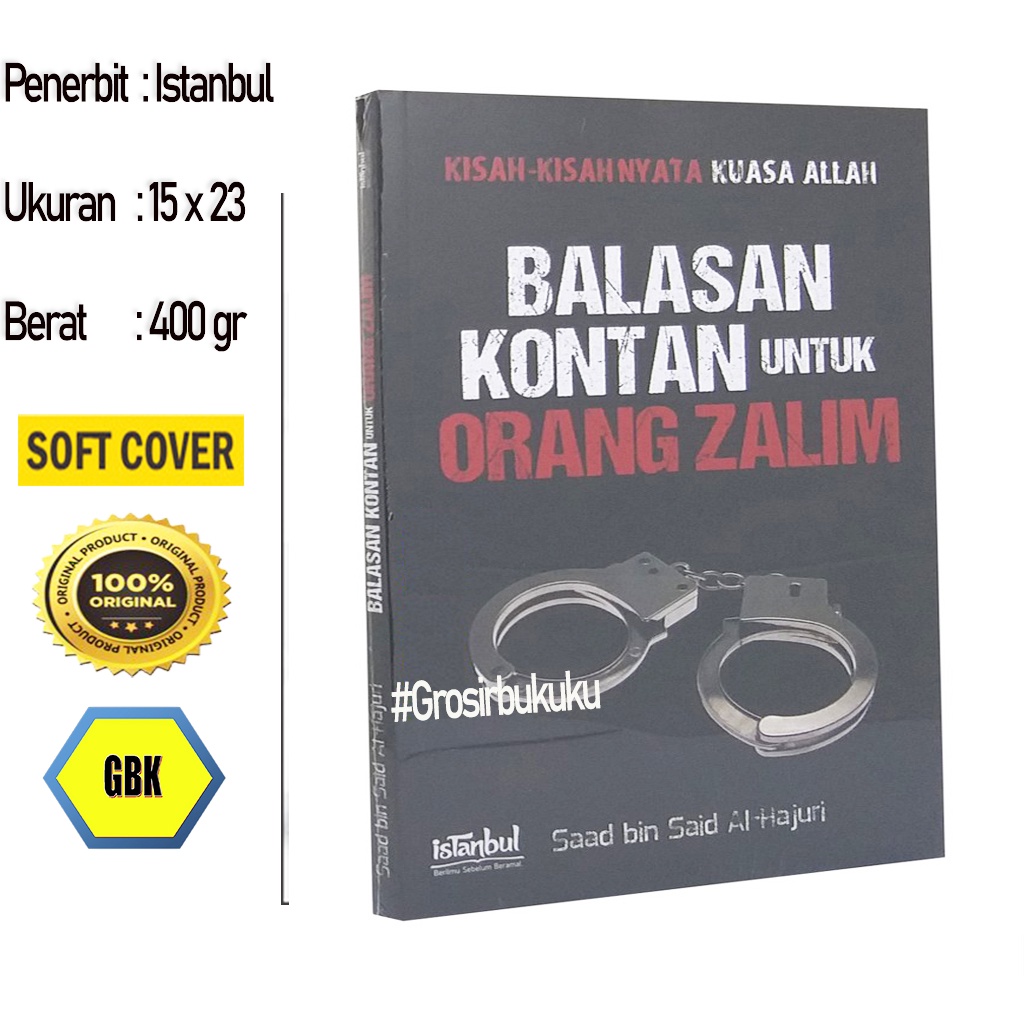 Buku Balasan Kontan Untuk Orang Zalim – Penerbit Istanbul